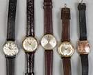 Five Men's Wrist Watches