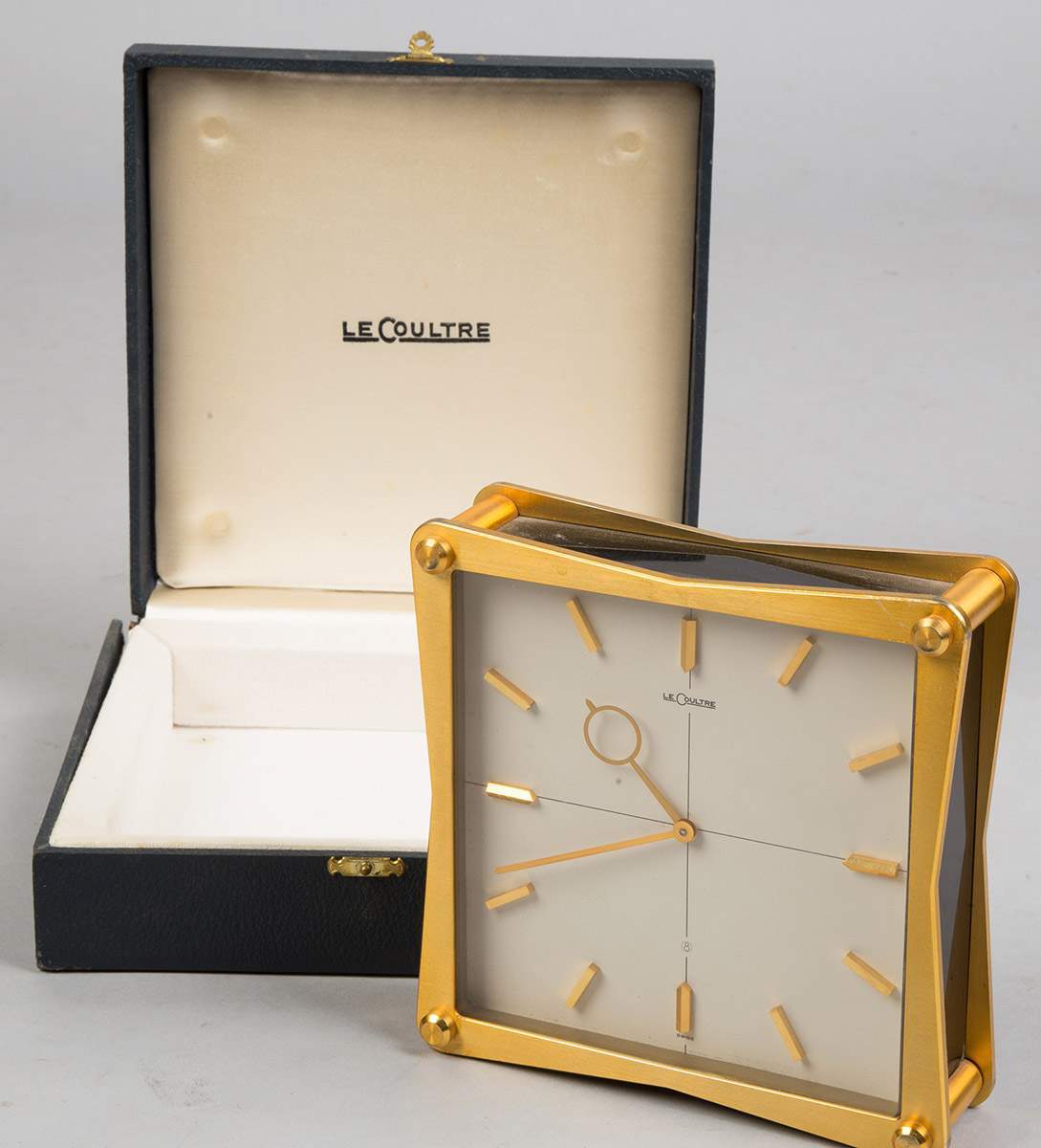 Vintage Lecoultre Double Faced Clock