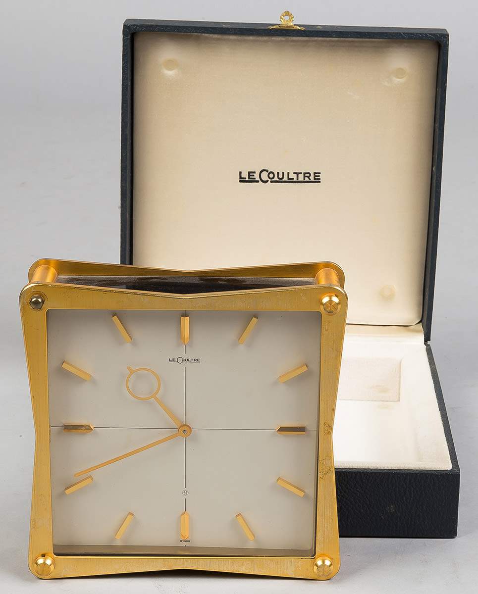 Vintage Lecoultre Double Faced Clock