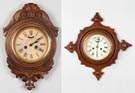 Two Victorian Gallery Clocks