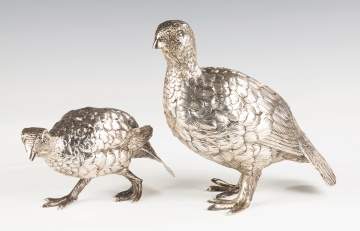 Two Silver Grouse