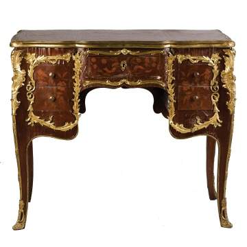 French Style Marquetry Ladies Desk