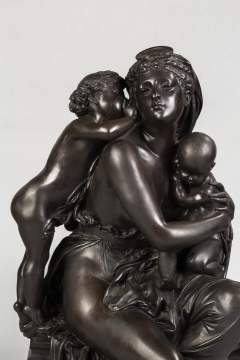 Albert Ernest Carrier Belleuse (French, 1824-1887) Mother and Child