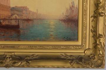 Charles Clement Calderon (French, 1870-1906)  Venice Scene