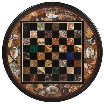 Micro Mosaic and Specimen Marble Checkerboard