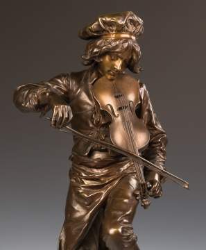 Adrien Étienne Gaudez (French, 1845-1902) "Lulli  Enfant"