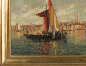William Birdsall Gifford (American, 1839-1929) Venetian Scene