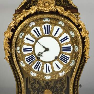 Gilt Bronze and Boulle Mantel Clock