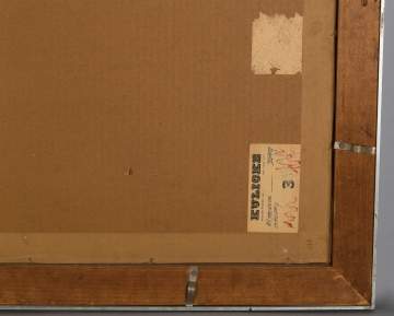 Karel Appel  (Dutch, 1921-2006) "Figure  Composition"