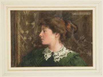  In the Manner of Henry Scott Tuke  (English, 1858-1929) Possibly by Maria Tuke, Portrait