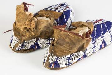 Pair of Sioux Moccasins