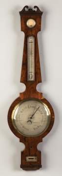 English Rosewood Banjo Barometer