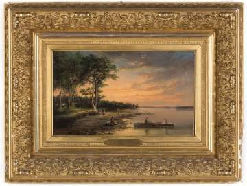 John Linton Chapman (American, 1839-1905) "Pelot's Point, Lake Champlain"