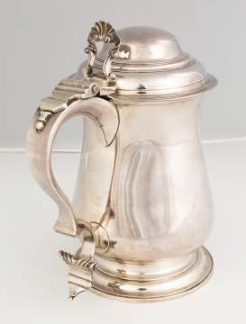 Charles Wright, London, English Sterling Silver Tankard