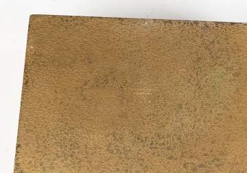 Tiffany Studios Covered Box and Notepad - Greek  Key Design