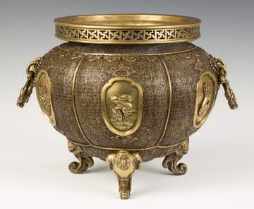 Japanese Bronze Jardinière