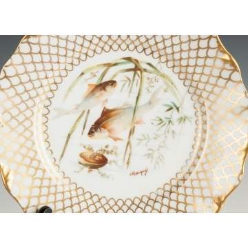 Set of 12 Limoges Luncheon Plates