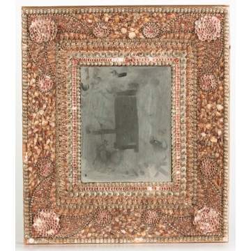 Victorian Sea Shell Mirror