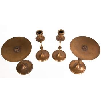 4 Piece Barbedienne Garniture Set