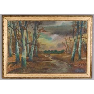 Frank A. Barney (American, 1862-1954) Autumn Scene