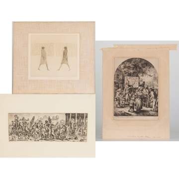 Group of 3 Etchings