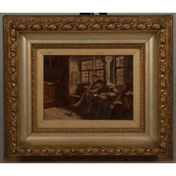 Claus Meyer (German, 1856-1919) Monks Reading