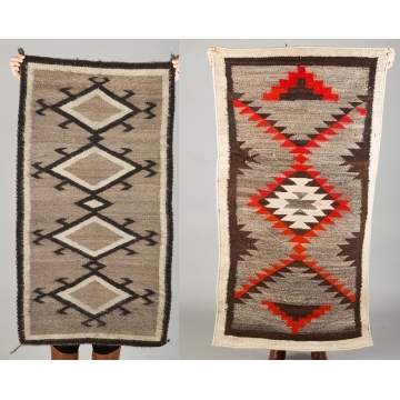 2 Vintage Navajo Weavings