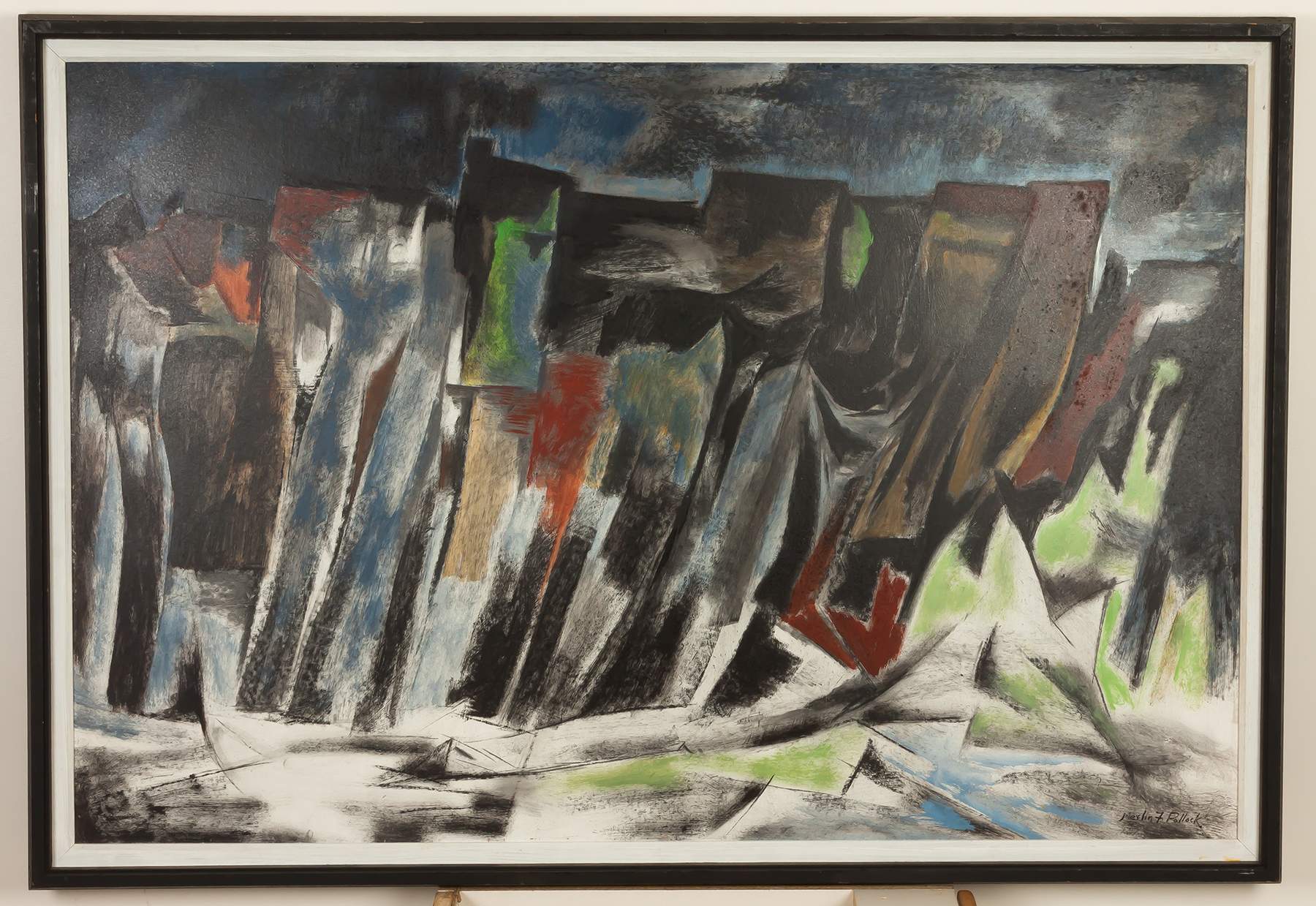 Merlin Pollock (American, 1905-1995) "Dark  Headlands"