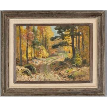 Frank A. Barney (American, 1862-1954) 2 Paintings