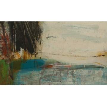 Donal Lumbert (American, Mid 20th Century) "Woods  Hole"