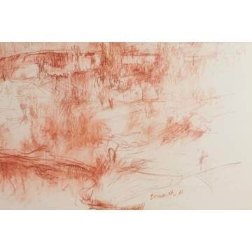 Philip Bornarth (American, born 1929) Landscape