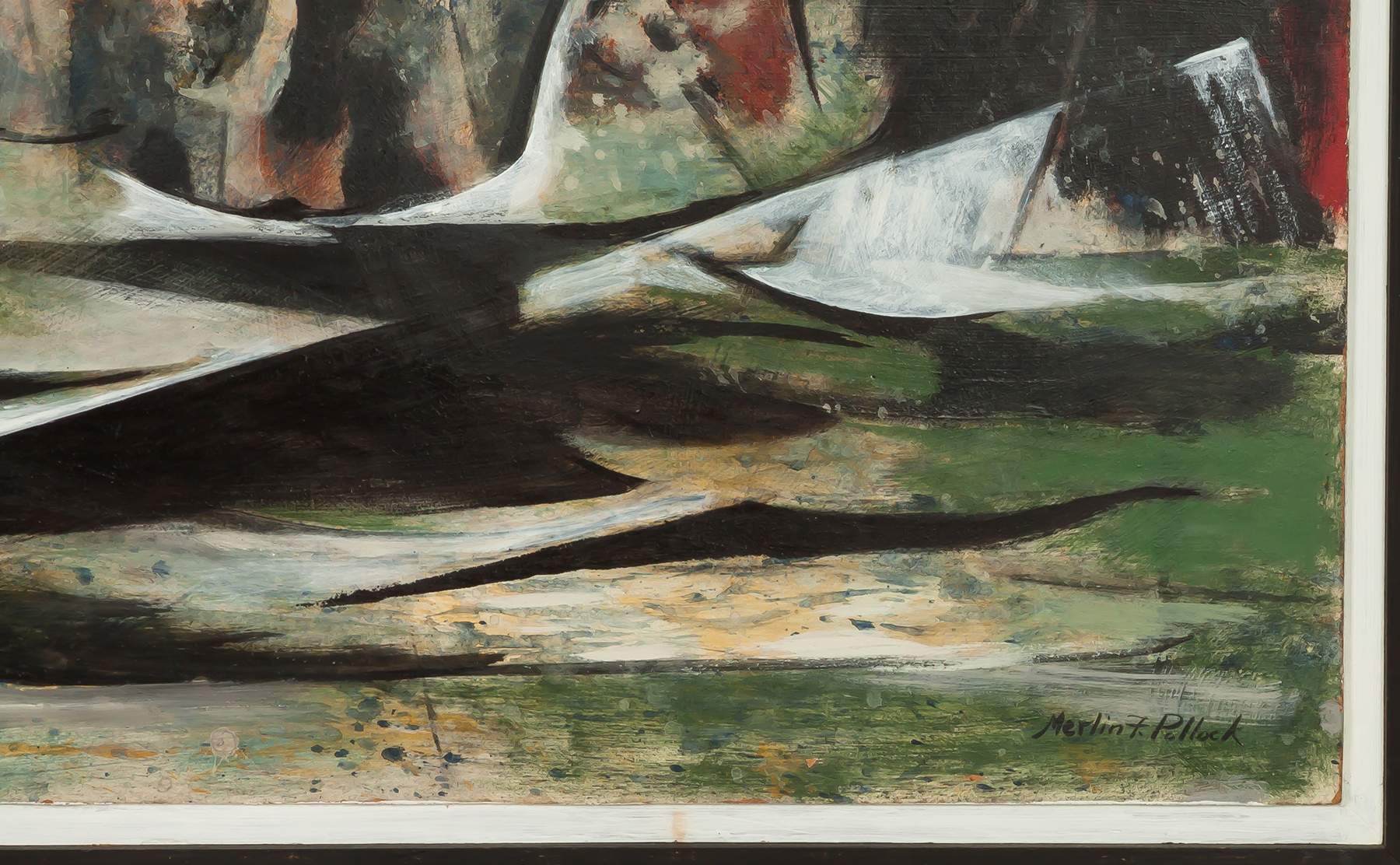 Merlin Pollock (American, 1905-1995) "Restless  Sea"