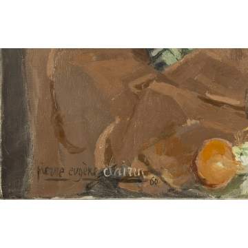 Pierre-Eugene Clairin (French, 1897-1980) Still  Life with Vase