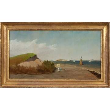 George F. Child (American, 19th Century) "View from Point Allerton"