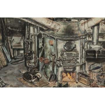 Robert E. McPherson (American) "Winter"