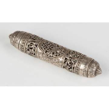 800 Silver Scroll Case
