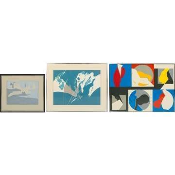 Rodney Gladwell (British, 1928-1979) 3 Paintings
