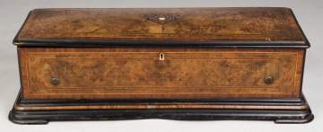 Swiss 12 Tune Cylinder Music Box