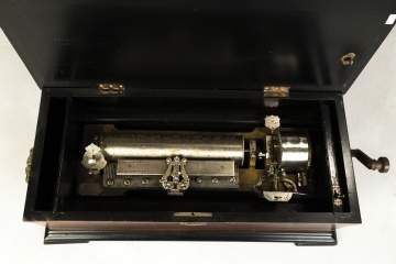 Swiss 8-Tune Cylinder Music Box
