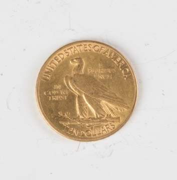 1913 Ten Dollar Indian Head Gold Coin