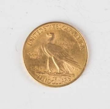 1915 Ten Dollar Indian Head Gold Coin