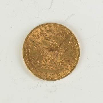 1893 Ten Dollar Liberty Head Gold Coin