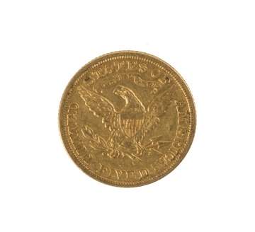 1907 Five Dollar Liberty Head Gold Coin