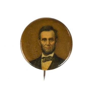 Vintage Abraham Lincoln Button