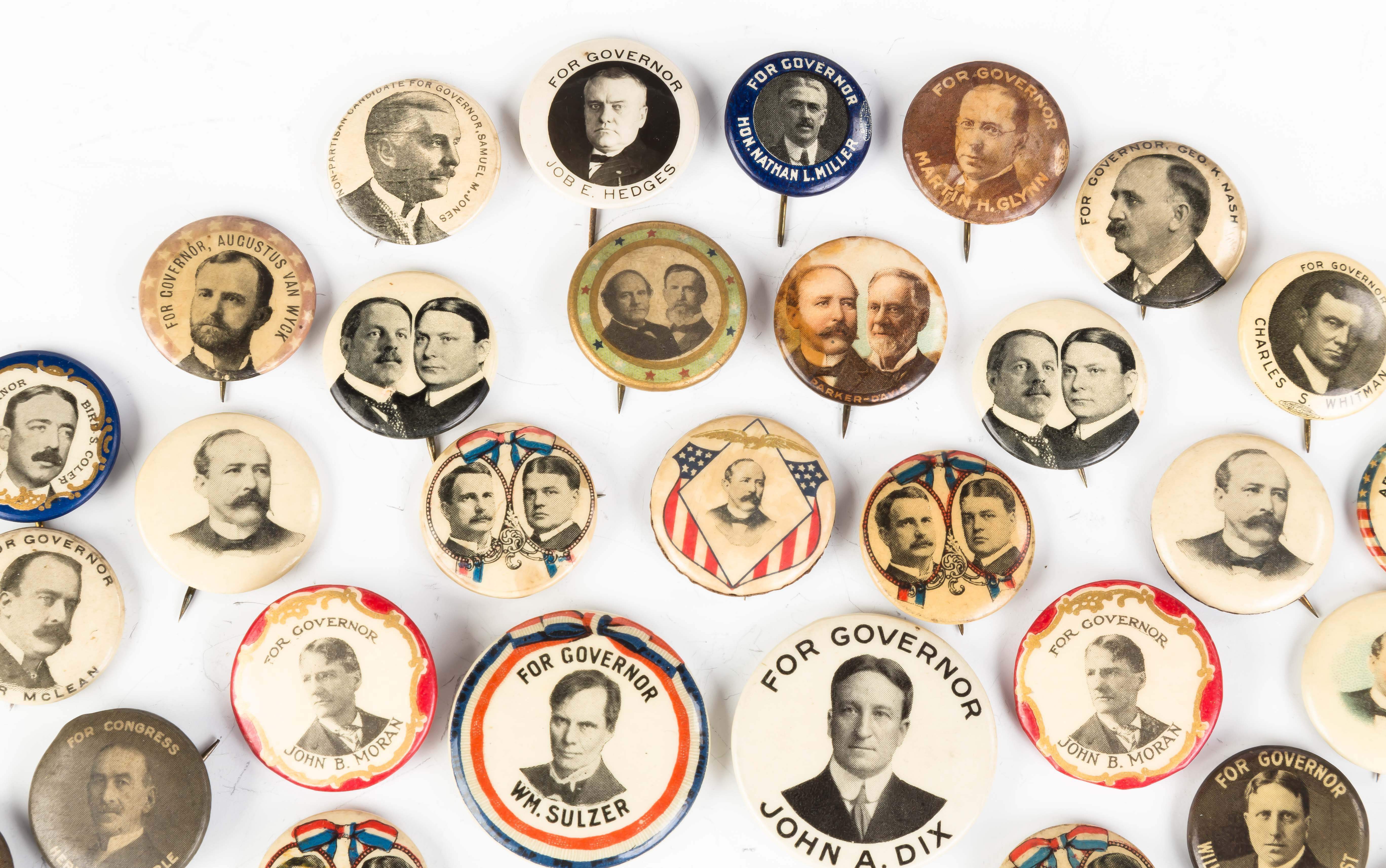 Group of Various Political Buttons Cottone Auctions