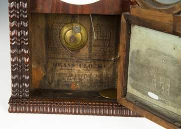 J. C. Brown Ripple Front Beehive Shelf Clock