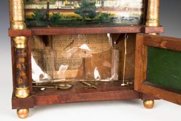 Miniature Birge, Mallory & Co.Triple Decker  Shelf Clock