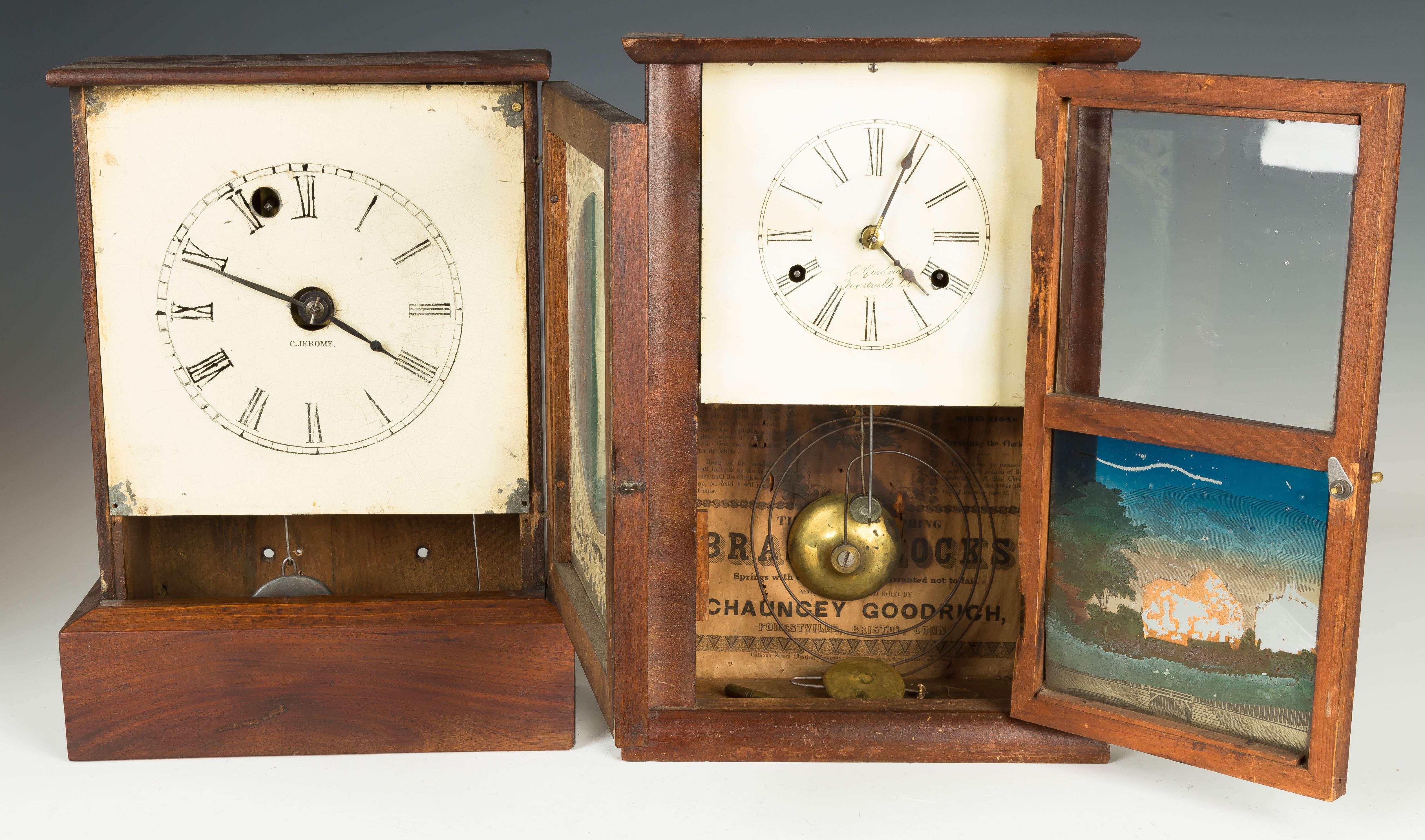 Two Cottage Clocks Cottone Auctions