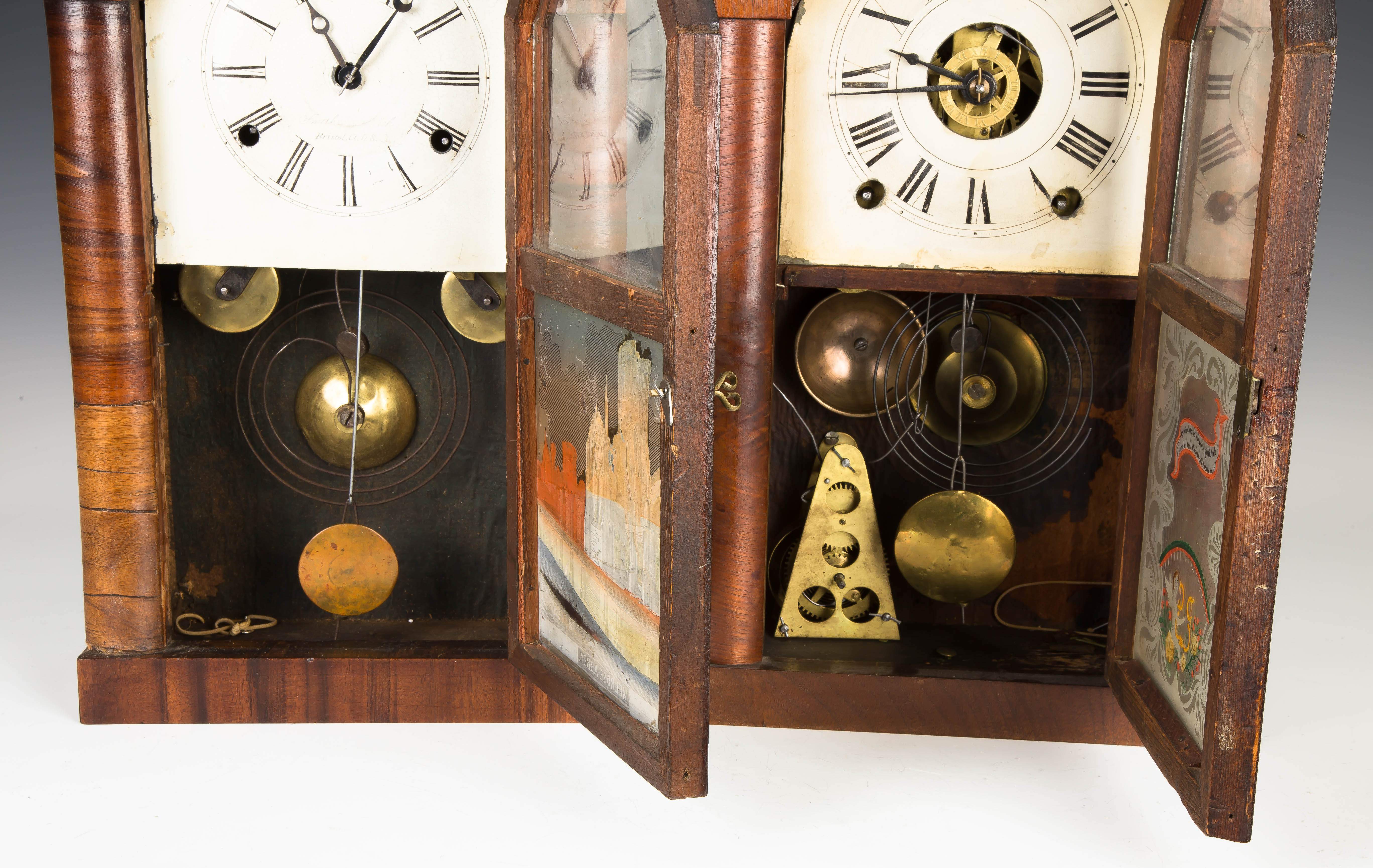 Two Steeple Shelf Clocks | Cottone Auctions