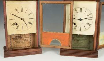 Two Henry Sperry Cottage Clocks